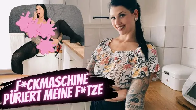 Fickmaschine püriert meine Fotze!