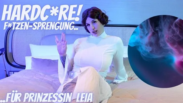 Kranke Fotzensprengung für Prinzessin Leia!