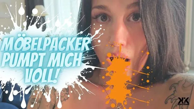 Möbelpacker pumpt mich komplett voll!