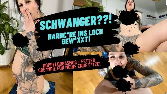 SCHWANGER??! Krasser Doppelorgasmus und ein fetter Creampie!