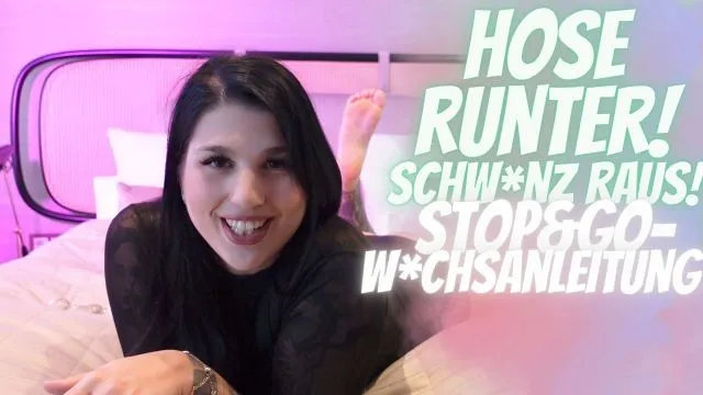 Stop & Go bis dein Schwanz explodiert!